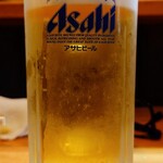 やきとり家 錦海まる - 生ビール