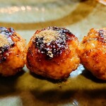 やきとり家 錦海まる - つくね（山椒かけ）