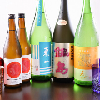 日本酒好きの方必見。ブリしゃぶを引き立てる九州の地酒が勢揃い