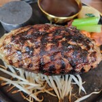 炭火ハンバーグ 肉焼き亭 - ハンバーグ350ｇ1960円