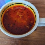 炭火ハンバーグ 肉焼き亭 - セットのミネストローネ具沢山