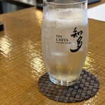 酒と板そば ともしび - 知多ハイボール