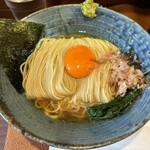 メヂカそば 吟魚 - 釜玉中華　醤油