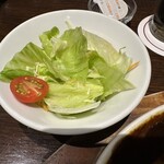 Ｃａｆｅｒｅｓｔｏ - 【2024.5.30(木)】焼カレープレート（並盛）990円の野菜サラダ