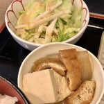 鰻・天ぷら 山中 - サラダと小鉢