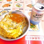 忠誠號蚵仔煎 - 蚵仔煎と啤酒