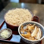 茅場町 長寿庵 - 舞茸きつねせいろ(6月)