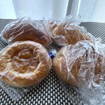 郷のパン工房 GLANz Mut そばの実カフェ - ◆4個買いました。合計:986円(税込）　