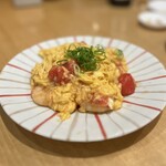 中華酒場 金柑 - エビ入りトマトふわふわ炒め