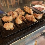 超ホルモン - ハサミで切って