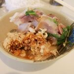 ASAHI GRILL - オックステールをたっぷりのおろしショウガと醤油で食べるとめっちゃ美味しい！