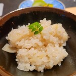 日本焼肉はせ川 別亭 - たけのこ炊き込みご飯