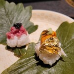 日本焼肉はせ川 別亭 銀座店 - 肉寿司