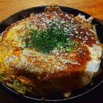 広島風お好み焼き れんが亭 - 肉玉そば（生麺）（890円）