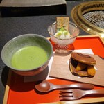 日本焼肉はせ川 別亭 - デザート。最後まで完璧❗