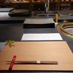 日本焼肉はせ川 別亭 - テーブルセッティング