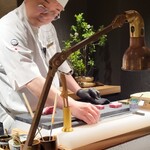 日本焼肉はせ川 別亭 - ライブカウンターキッチン