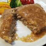 キッチン ブルー グローブ - テリーヌをカット