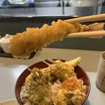 天ぷら 歌門 - 天丼　海老