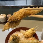 Tempura Kamon - 天丼　穴子
