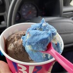 サーティワンアイスクリーム - 料理写真:ロッキーロード＆江戸川コナンヨーグベリー