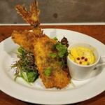 Fried Horse Mackerel with Herb Breadcrumbs