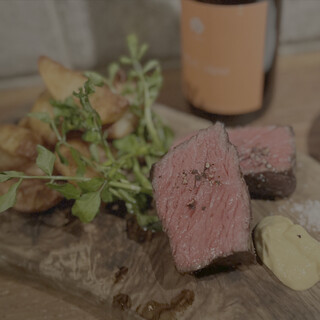 国産のお肉料理