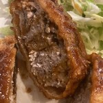 Teiku Faibu - メンチカツの挽肉が肉々しげなり