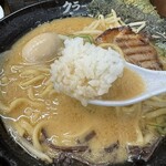 クラーク軒 - ライスをスープにドボン