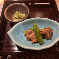 季の庭 神田店 - お通し７５０円。期待したんですが(^_^;)