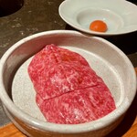 肉匠ふるさと - 榊山牛サーロインの焼きしゃぶ