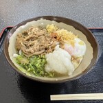 植田うどん - 料理写真:肉うどん　温玉入り　680円