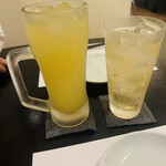 和彩むねや - ハイボールとリンゴジュース