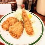 かつれつ四谷たけだ - 看板に出ていたヒレエビ定食にしてみる