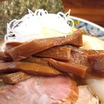 奈つやの中華そば - メンマとネギ