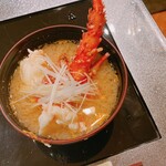 すし おおまさ - 伊勢海老味噌汁