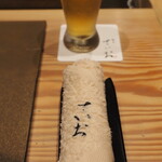 割烹さいお - まずは生ビールから