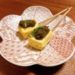 Umamirabokoidumi - あけぼの大豆の木の芽味噌田楽