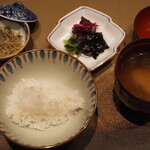 割烹さいお - 釜炊き京丹波コシヒカリ