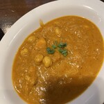 マヤレストラン - チキンと豆のカレー