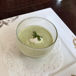 ルヴェール - ◉ スープ
      　グリーンアスパラの冷製クリームスープ