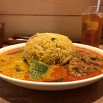 カリー食堂 リトル・スパイス - 料理写真:ドライカレーセット大盛り