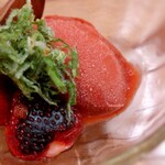 魚菜料理 縄屋 - 苺アイス