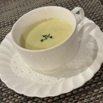 ペンション花ことば - 自家製ズッキーニのスープ