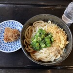 いよ路 - 料理写真:ネバネバうどん620円　大盛150円　ザンキ150円