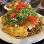 Hiroshima Fuu Okonomiyaki Shanto - 平日ランチ2玉ネギ増し