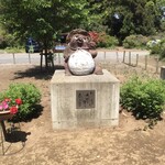 花山うどん - 茂林寺　たぬきさんの像や置物が沢山あります