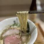 煮干しつけ麺 宮元 - 細ストレートはつるっとしなやか