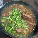 平良商店 - 牛ソバ(クロレラ麺変更)