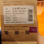 ハッピーケイチャンホシミッツ - 加茂錦の紙袋　裏表示